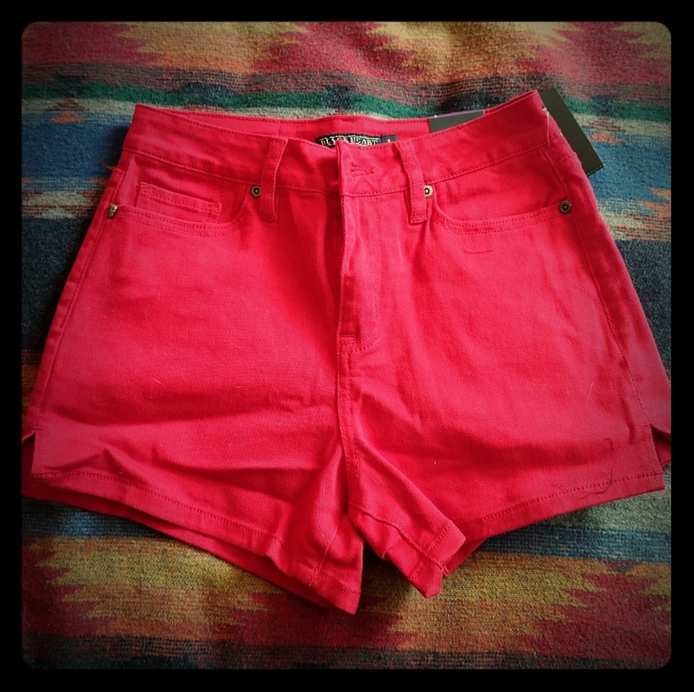 Red Blackheart Shorts